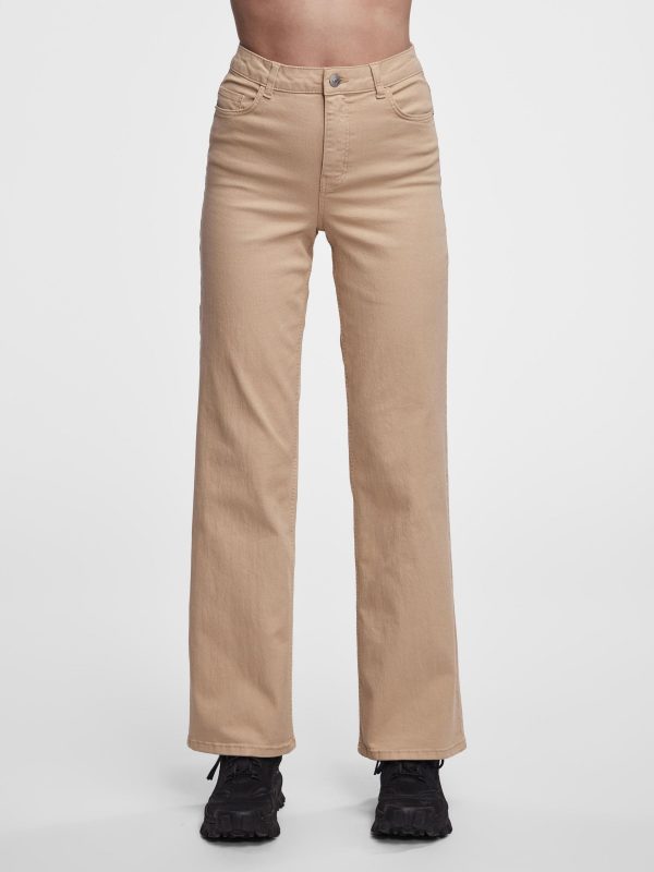 Pieces Petite Pieces Featured PCPEGGY HW WIDE LEG JEANS