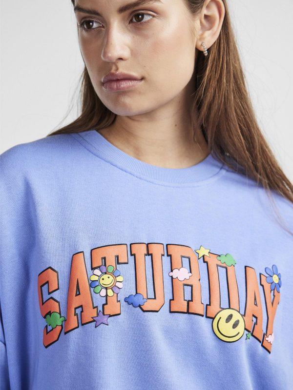 Pieces Petite Pieces Free Delivery PCDINNA SWEATSHIRT