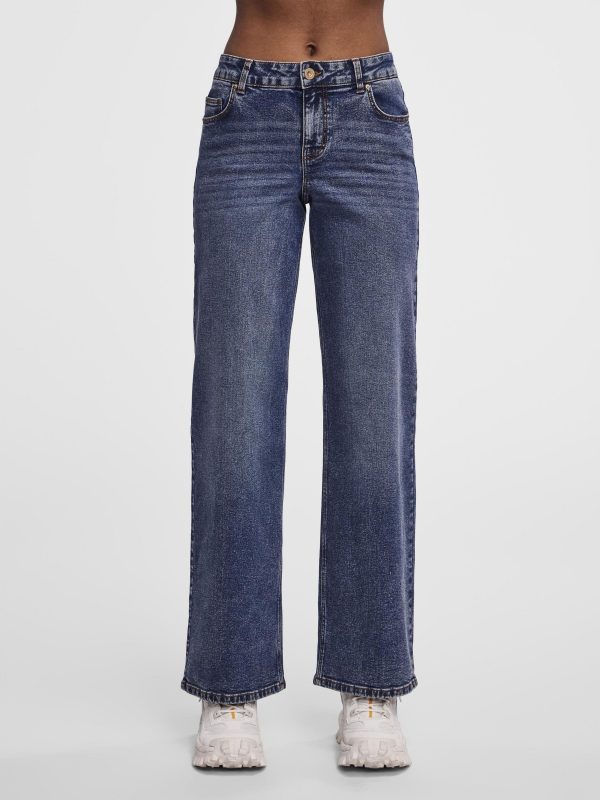 Pieces Petite Pieces Online Store PCJESSIE WIDE LEG JEANS
