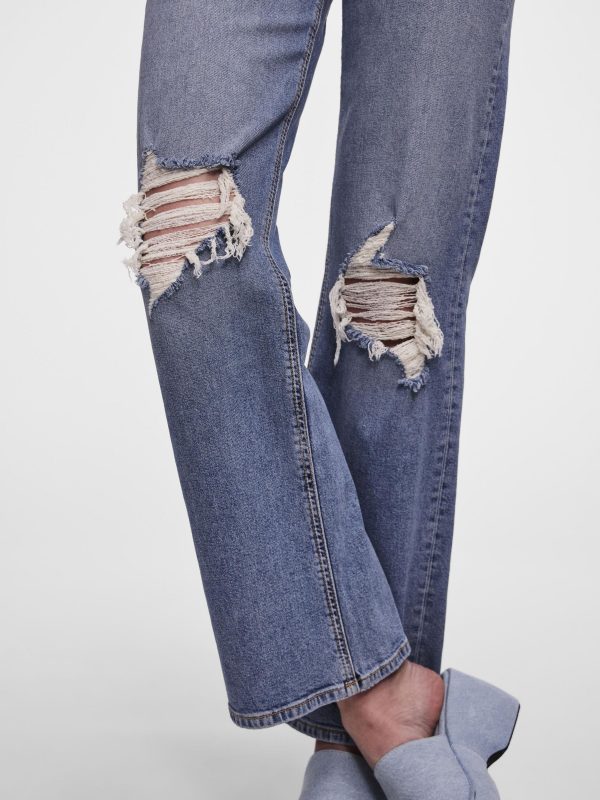 Pieces Petite Pieces Outlet Sale PCHOLLY HW WIDE LEG JEANS