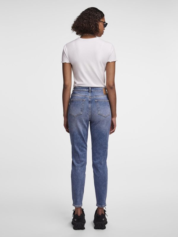 pieces petite Pieces Clearance PCLEAH HW MOM JEANS