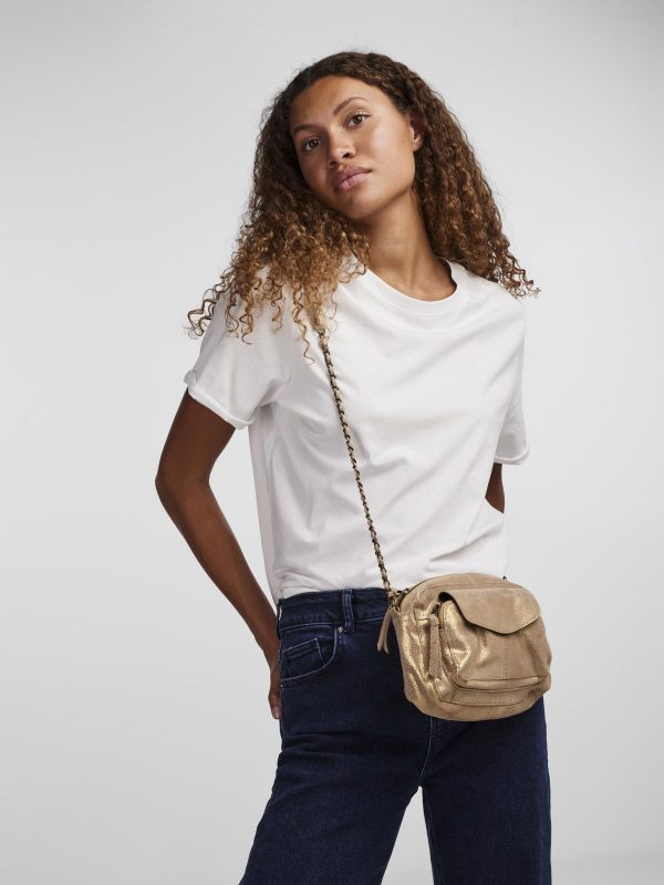 pieces petite Pieces Outlet LEATHER CROSSBODY BAG