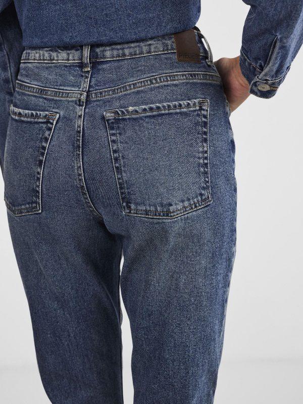Pieces Petite Pieces Special Offers PCBELLA HW ANKLE MOM JEANS