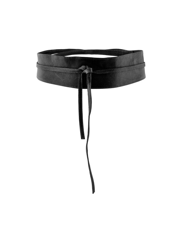 pieces petite Pieces Typical Style LEATHER WAIST BELT