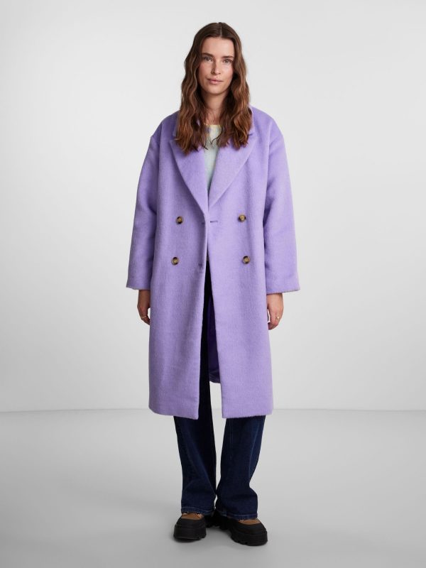 Pieces Petite Pieces Typical Style PCJULIETTE WOOL BLEND COAT
