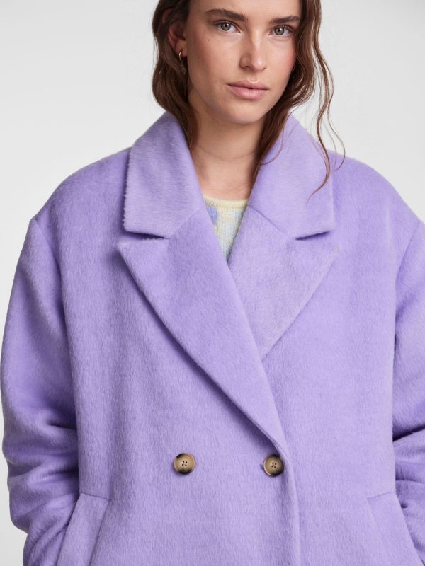 Pieces Petite Pieces Typical Style PCJULIETTE WOOL BLEND COAT