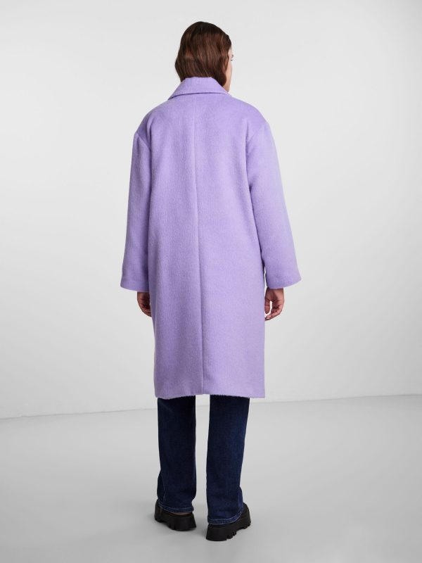 pieces petite Pieces Typical Style PCJULIETTE WOOL BLEND COAT