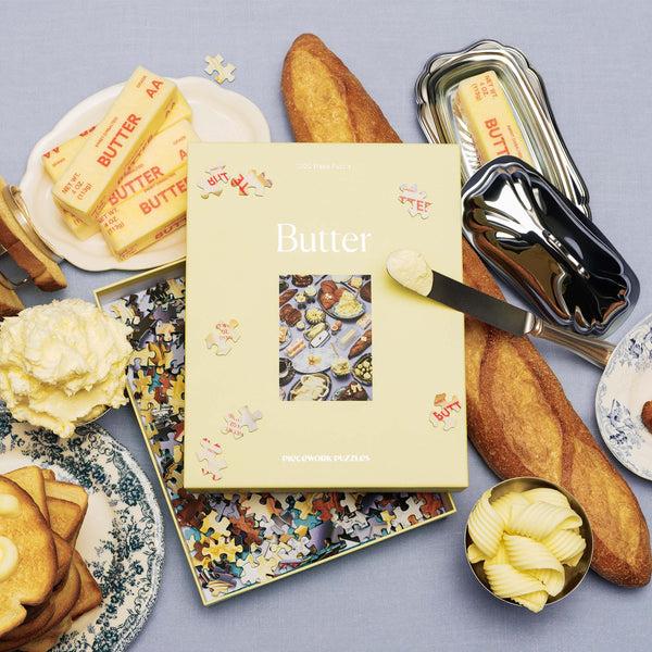 Piecework Puzzles Butter Puzzle - A Decadent 1000 Piece Jigsaw Puzzle