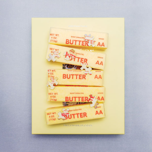 Piecework Puzzles Butter Puzzle - A Decadent 1000 Piece Jigsaw Puzzle