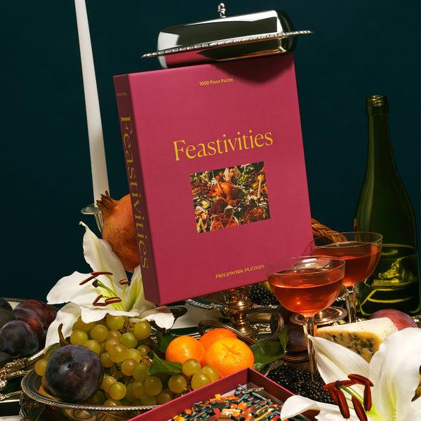 Piecework Puzzles Feastivities Puzzle – 1000 Piece Holiday Feast