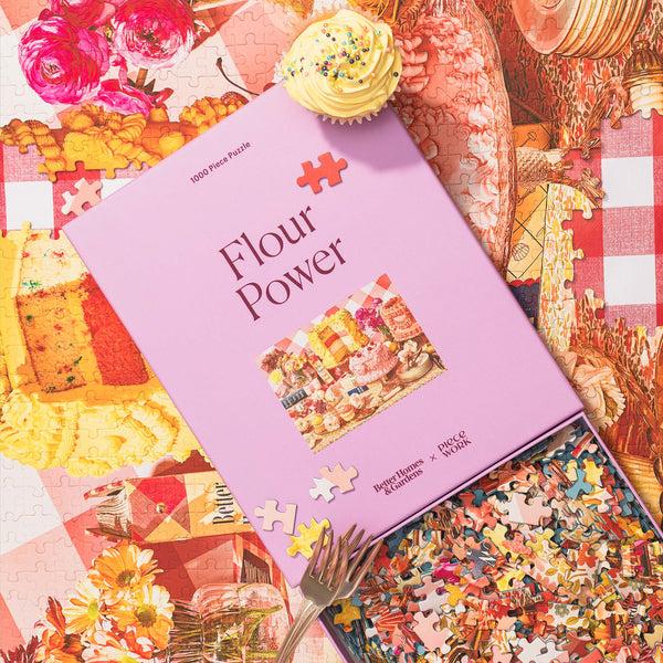 Piecework Puzzles Flour Power - Jigsaw Puzzle – A Collab With Better Homes & Gardens