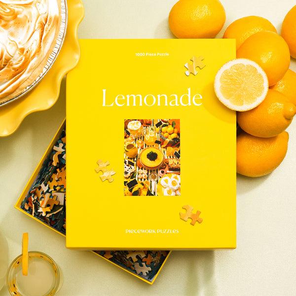 Piecework Puzzles Lemonade 1000 Piece Puzzle – Zesty Citrus Jigsaw