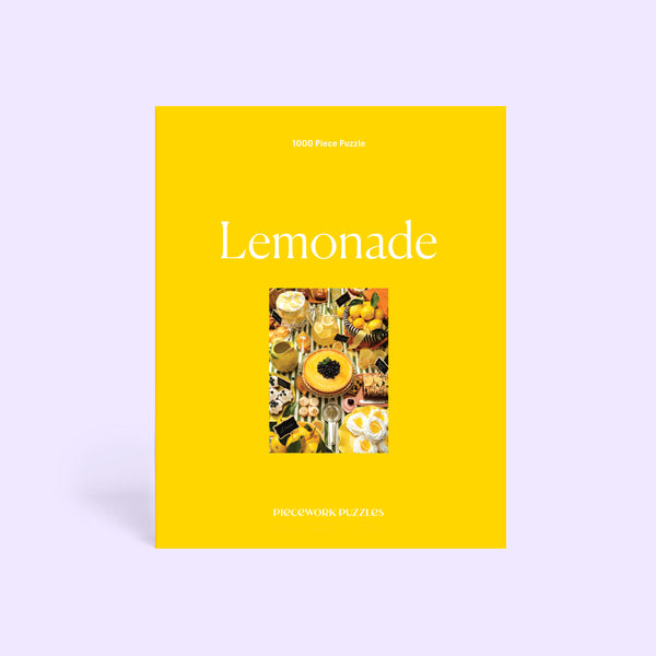 Piecework Puzzles Lemonade 1000 Piece Puzzle – Zesty Citrus Jigsaw