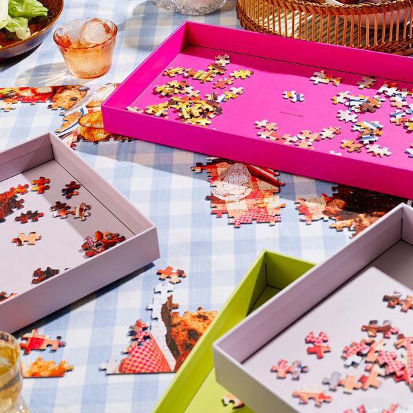Piecework Puzzles Jigsaw Puzzle Sorting Trays
