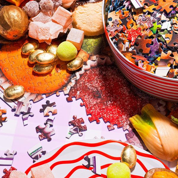 Piecework Puzzles Sugarplum Cookie Tin