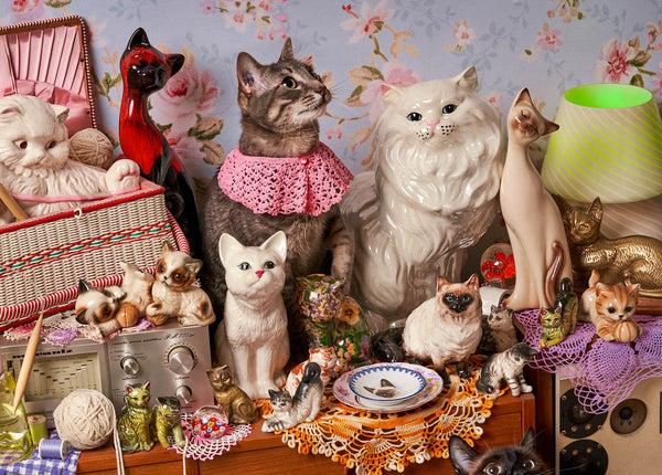 Piecework Puzzles The Cat's Meow | Cat Puzzles For Adults – Piecework