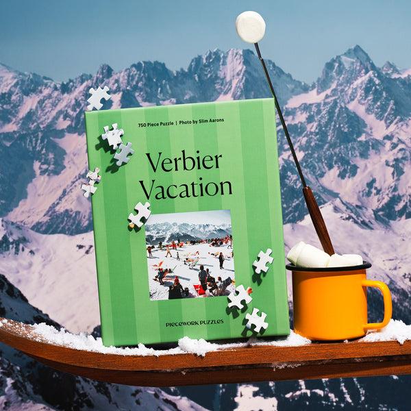 Piecework Puzzles Verbier Vacation Puzzle — Slim Aarons X Piecework