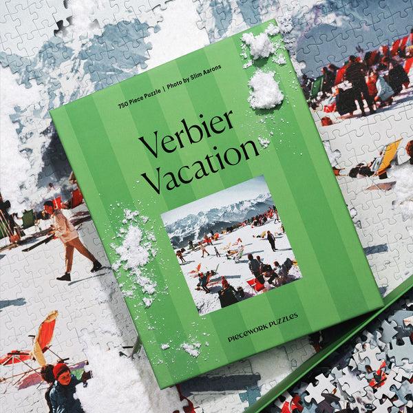 Piecework Puzzles Verbier Vacation Puzzle — Slim Aarons X Piecework