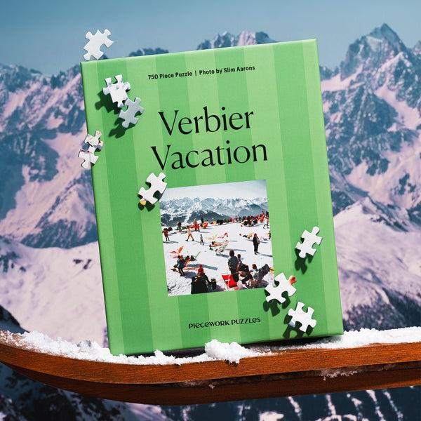 Piecework Puzzles Verbier Vacation Puzzle — Slim Aarons X Piecework