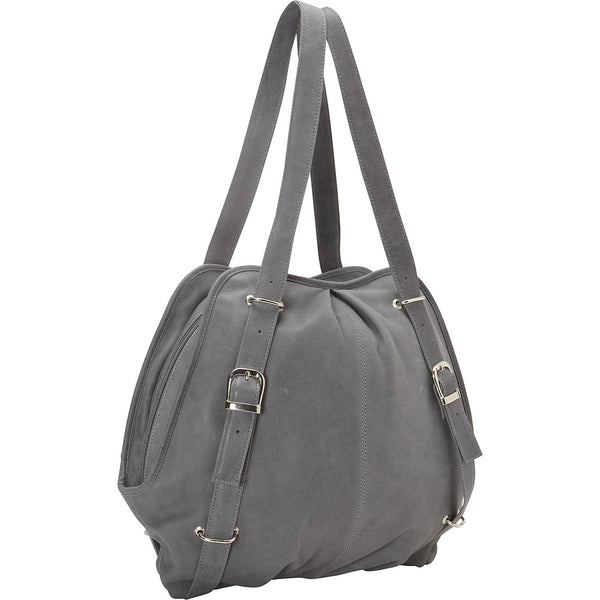 Piel Leather CONVERTIBLE BUCKLE BACKPACK/SHOULDER BAG