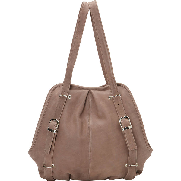 Piel Leather CONVERTIBLE BUCKLE BACKPACK/SHOULDER BAG