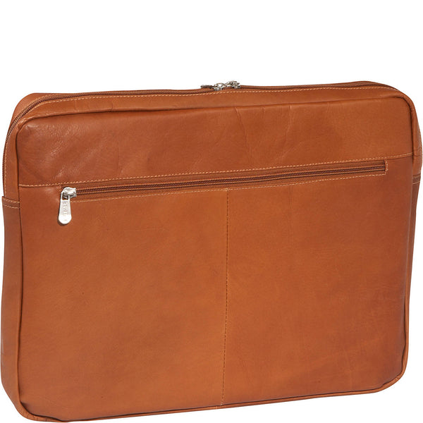 piel leather 17in ZIP LAPTOP SLEEVE