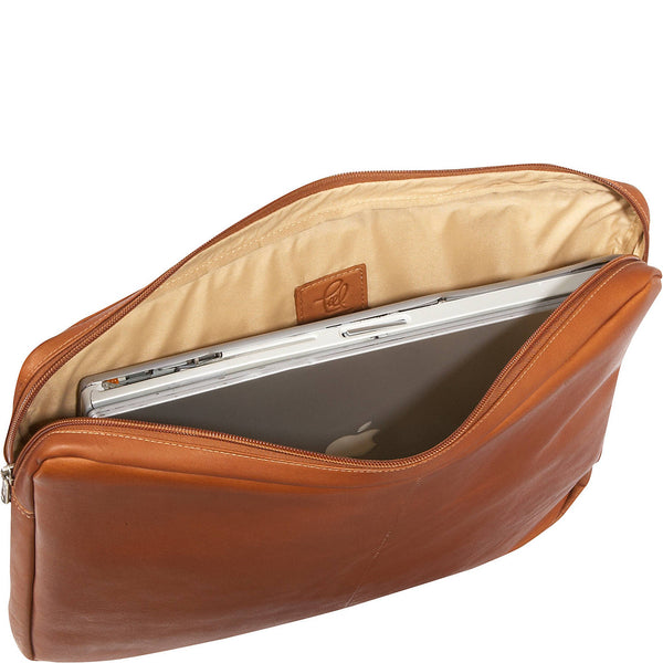 Piel Leather 17in ZIP LAPTOP SLEEVE