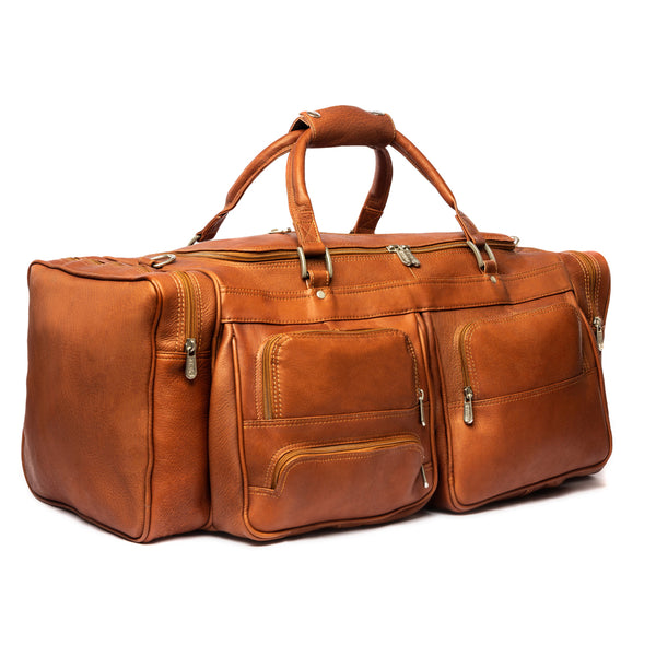 Piel Leather 24in DUFFEL WITH POCKETS