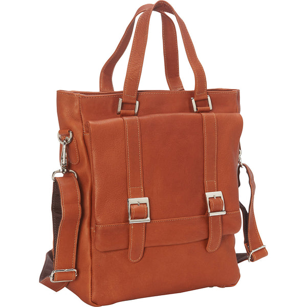 piel leather BUCKLE FLAP-OVER SHOULDER BAG