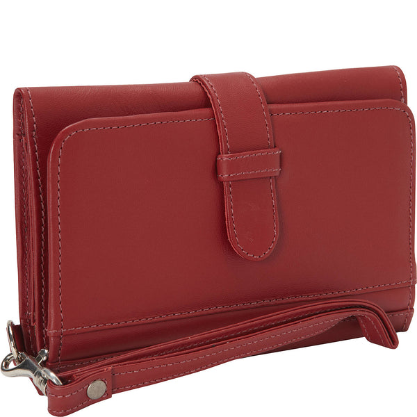 piel leather CARD CASE & PHONE WRISTLET