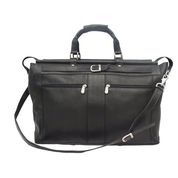 Piel Leather CARPET BAG WITH POCKETS