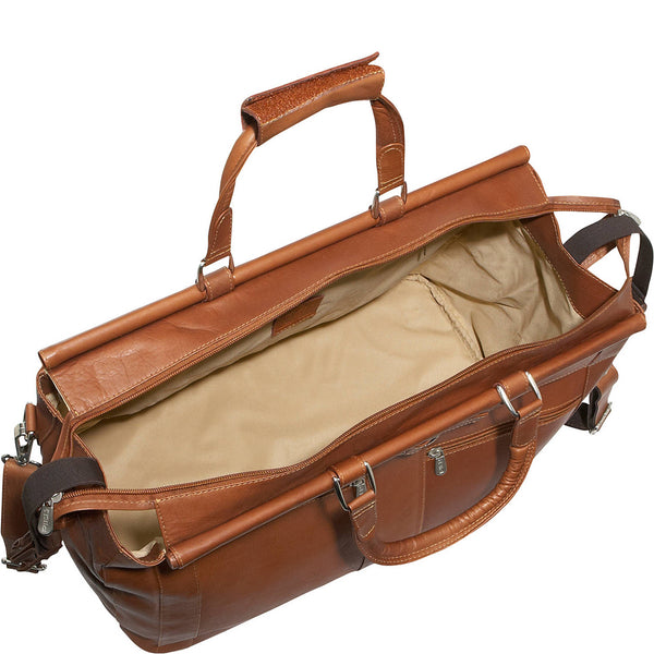 Piel Leather CARPET BAG WITH POCKETS