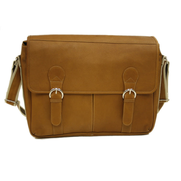 piel leather CLASSIC EXPANDABLE MESSENGER BAG
