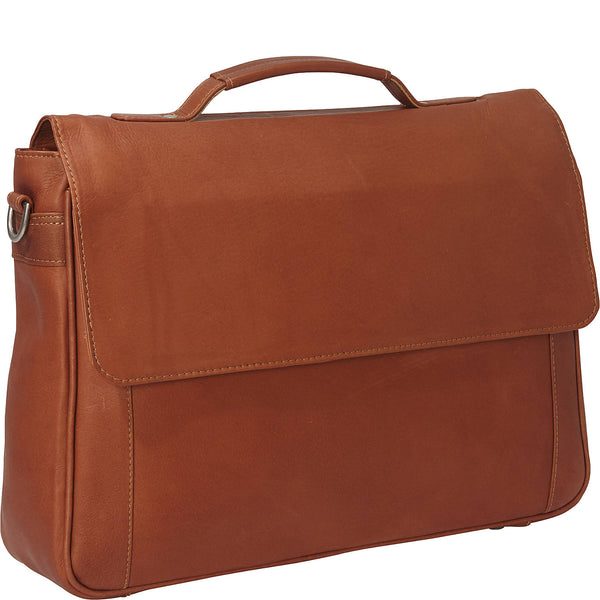 Piel Leather CLASSIC FLAPOVER LAPTOP PORTFO
