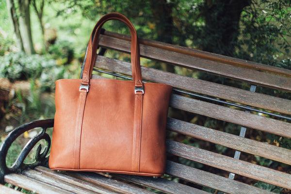 piel leather COMPUTER TOTE BAG