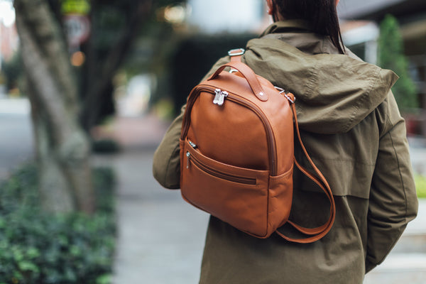 piel leather CONVERTIBLE SHOULDER/BACKPACK