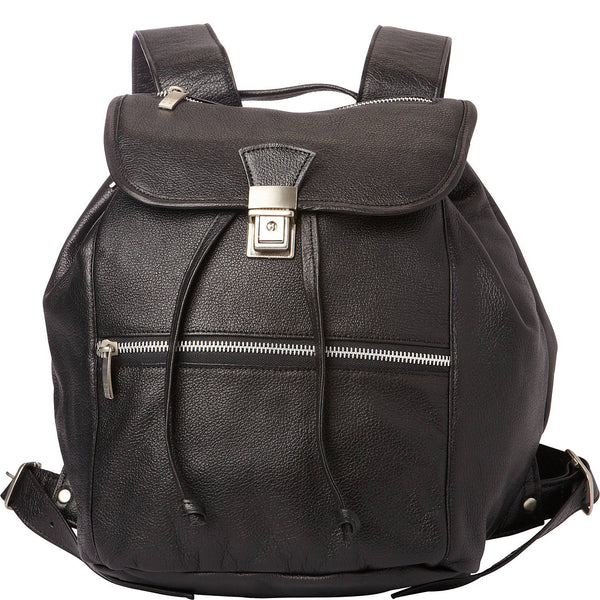 Piel Leather DOUBLE COMPARTMENT LEATHER BACKPACK
