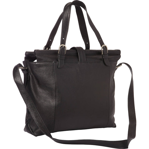 Piel Leather DOUBLE DOWEL ROD LEATHER BAG