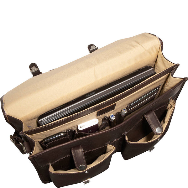 Piel Leather EXECUTIVE TWO POCKET PORTFOLIO