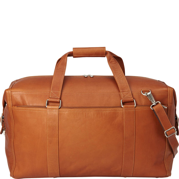 piel leather EXTRA LARGE ZIP-POCKET DUFFEL