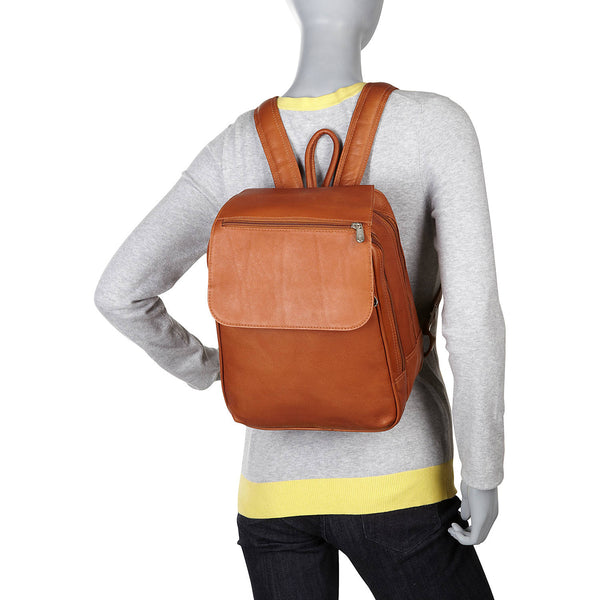 Piel Leather FLAP-OVER TABLET BACKPACK