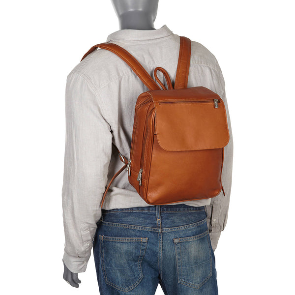 Piel Leather FLAP-OVER TABLET BACKPACK