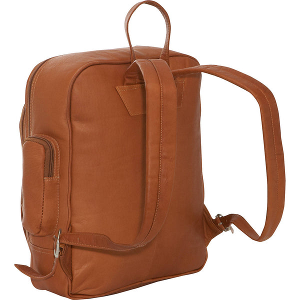 Piel Leather FRONT POCKET COMPUTER BACKPACK