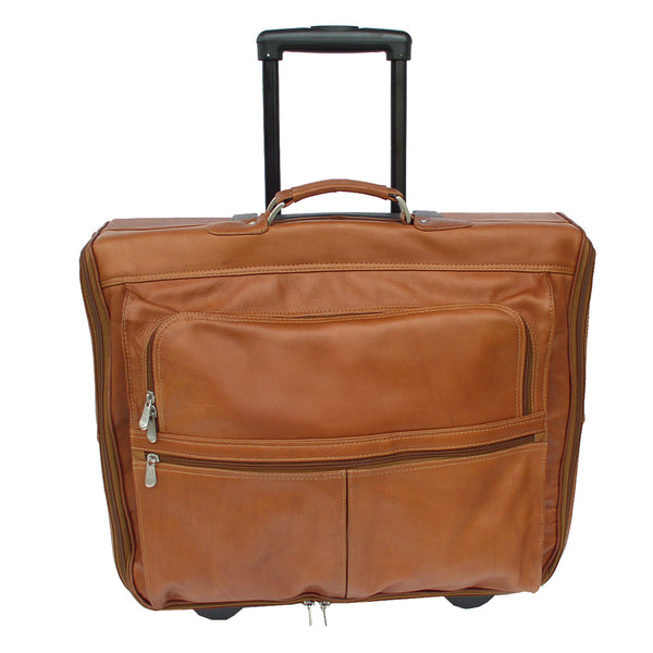 Piel Leather GARMENT BAG ON WHEELS