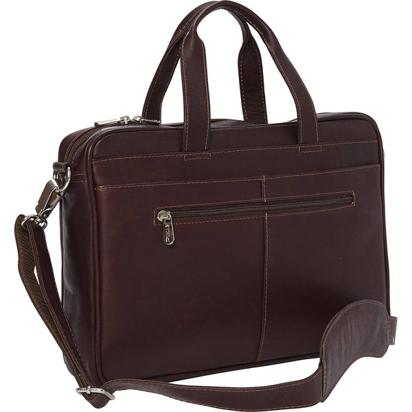 Piel Leather HIDDEN POCKET LAPTOP BRIEFCASE