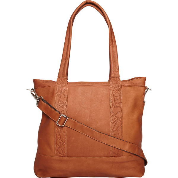 Piel Leather IMPRESSO CLASSIC TOP-ZIP TOTE