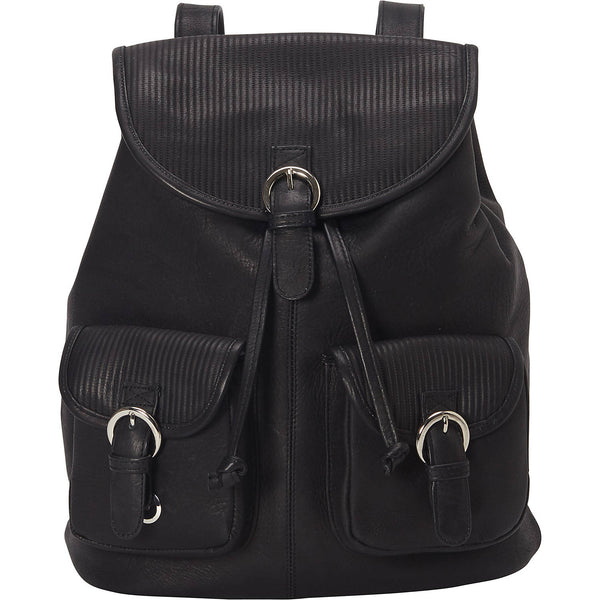 Piel Leather IMPRESSO SMALL TWO-POCKET BACKPACK