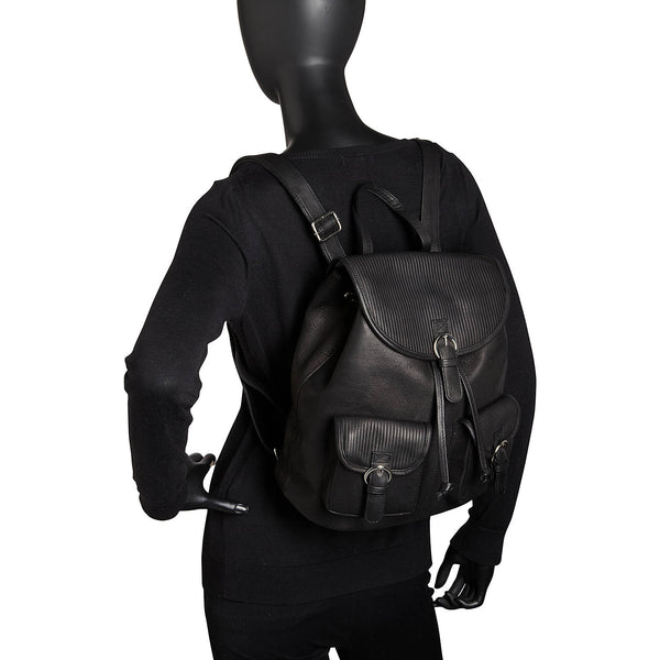 piel leather IMPRESSO SMALL TWO-POCKET BACKPACK