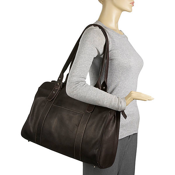 Piel Leather LADIES BUCKLE LAPTOP TOTE