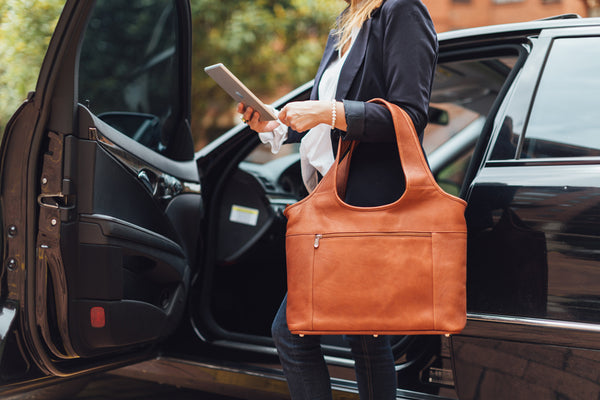 Piel Leather LAPTOP HOBO